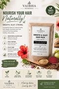 Herbal Smooth & Silky Hair Pack Powder